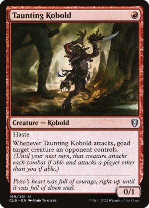Taunting Kobold - Commander Legends: Battle for Baldur's Gate (CLB) #199