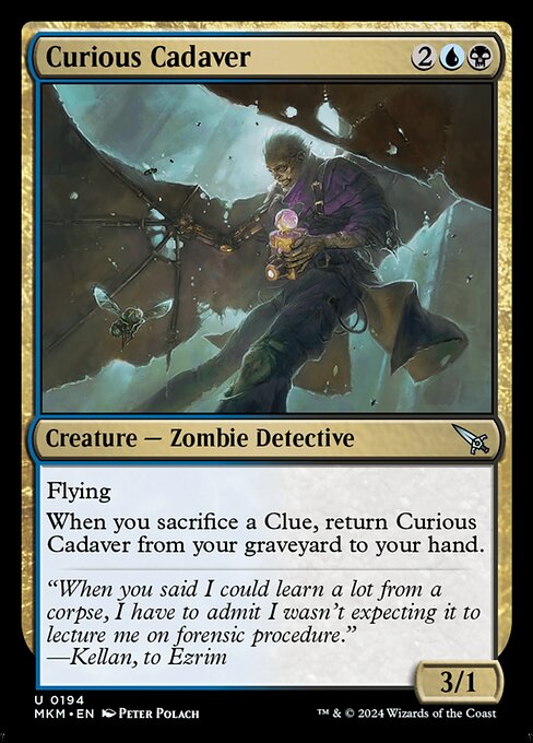 Image: Curious Cadaver - Murders at Karlov Manor (MKM) #194 (Foil)