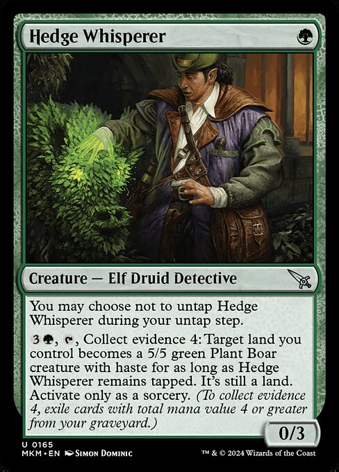 Hedge Whisperer - Murders at Karlov Manor (MKM) #165 (Foil)
