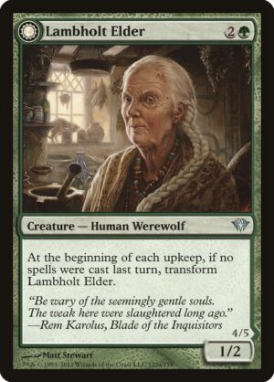 Lambholt Elder // Silverpelt Werewolf - Dark Ascension (DKA) #122 (Foil)