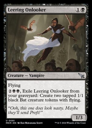Leering Onlooker - Murders at Karlov Manor (MKM) #91 (Foil)