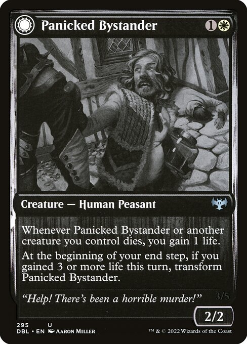 Panicked Bystander // Cackling Culprit - Innistrad: Double Feature (DBL) #295