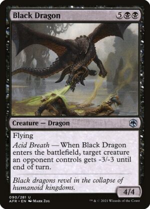 Black Dragon - Adventures in the Forgotten Realms (AFR) #90