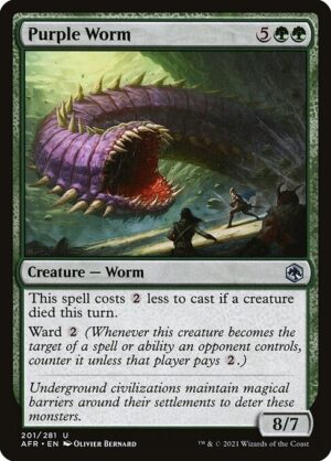 Purple Worm - Adventures in the Forgotten Realms (AFR) #201