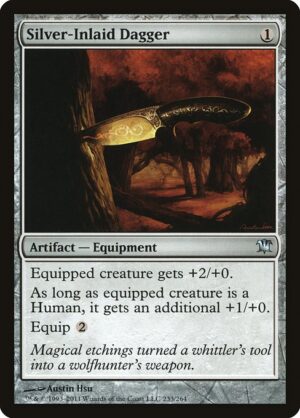 Silver-Inlaid Dagger - Innistrad (ISD) #233