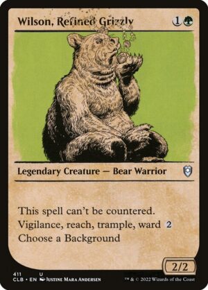 Wilson, Refined Grizzly - Commander Legends: Battle for Baldur's Gate (CLB) #411