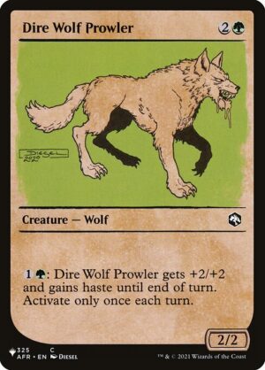 Dire Wolf Prowler - The List (PLST) #AFR-325