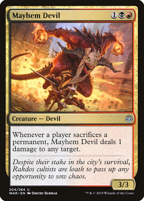 Mayhem Devil - War of the Spark (WAR) #204