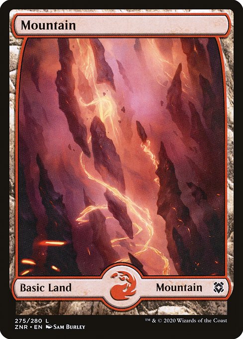 Mountain - Zendikar Rising (ZNR) #275 (Foil)