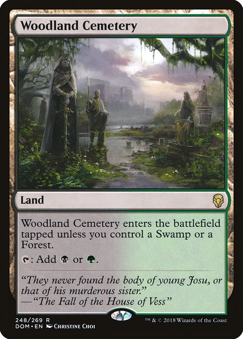 Woodland Cemetery - Dominaria (DOM) #248