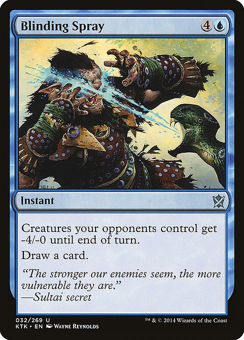 Blinding Spray - Khans of Tarkir (KTK) #32