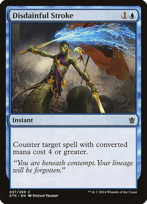 Disdainful Stroke - Khans of Tarkir (KTK) #37