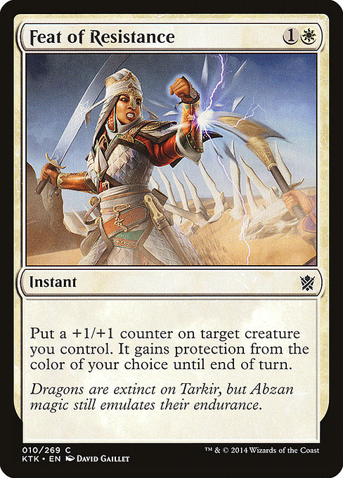 Feat of Resistance - Khans of Tarkir (KTK) #10
