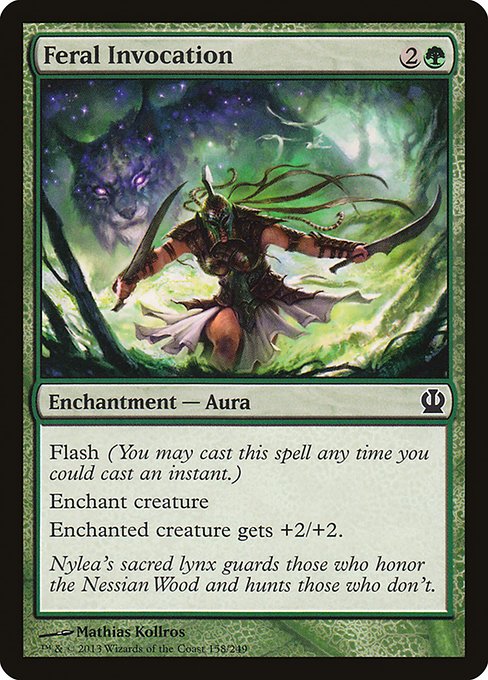 Feral Invocation - Theros (THS) #158