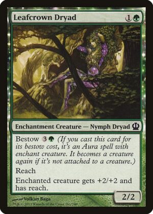 Leafcrown Dryad - Theros (THS) #161