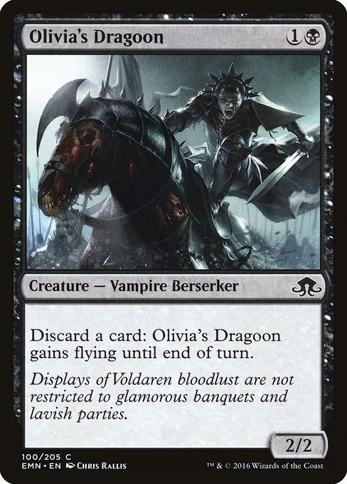 Olivia's Dragoon - Eldritch Moon (EMN) #100