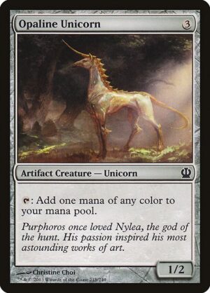 Opaline Unicorn - Theros (THS) #218