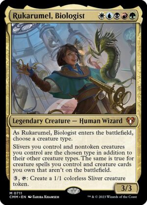 Rukarumel, Biologist - Commander Masters (CMM) #711 (Foil)