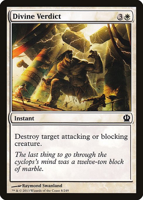 Image: Divine Verdict - Theros (THS) #8
