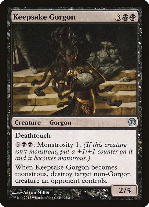 Keepsake Gorgon - Theros (THS) #93