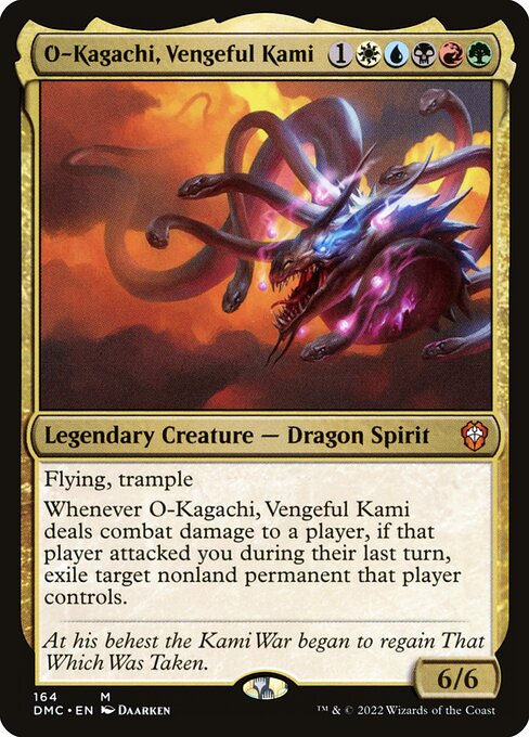 O-Kagachi, Vengeful Kami - Dominaria United Commander (DMC) #164