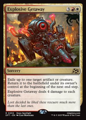 Explosive Getaway - Aetherdrift Promos (PDFT) #202p