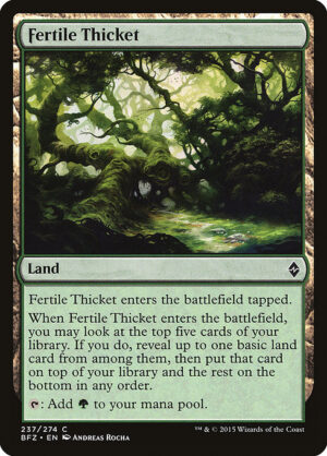 Fertile Thicket - Battle for Zendikar (BFZ) #237
