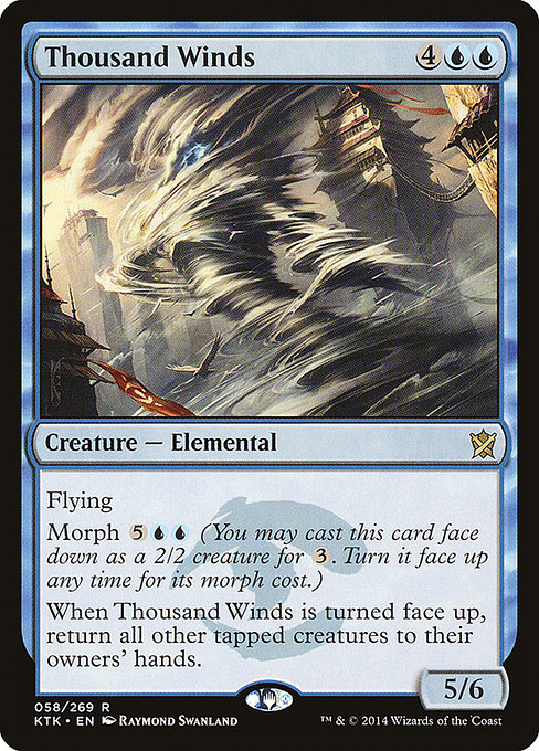 Thousand Winds - Khans of Tarkir (KTK) #58
