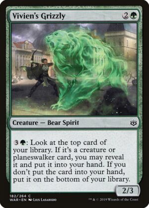 Vivien's Grizzly - War of the Spark (WAR) #182