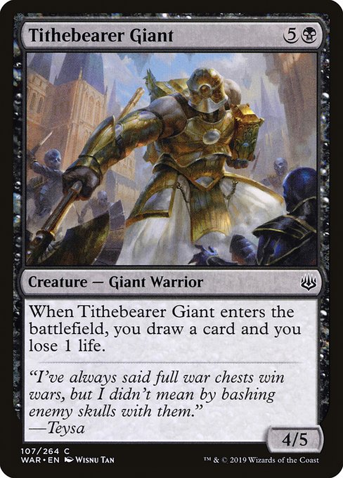 Tithebearer Giant - War of the Spark (WAR) #107 (Foil)