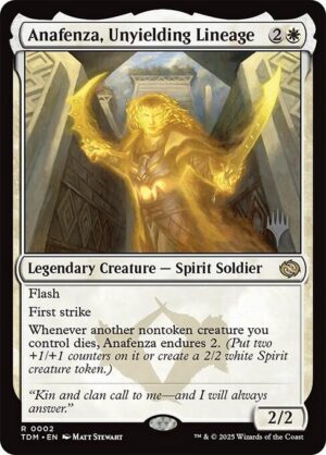 Anafenza, Unyielding Lineage - Tarkir: Dragonstorm Promos (PTDM) #2p