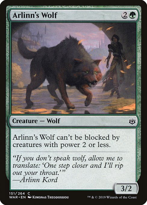 Arlinn's Wolf - War of the Spark (WAR) #151