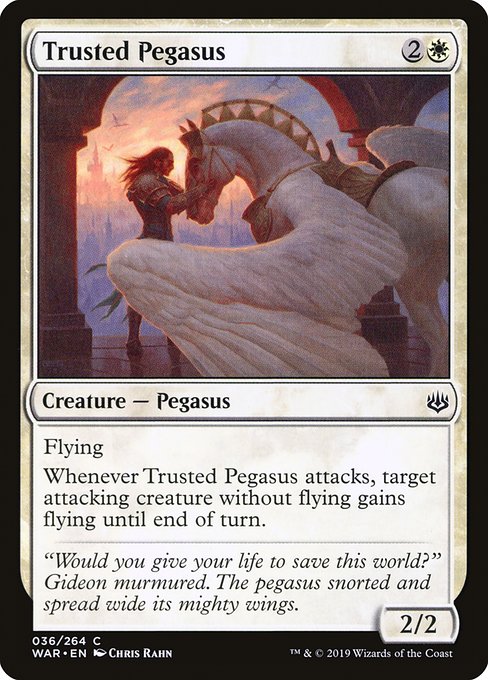 Trusted Pegasus - War of the Spark (WAR) #36