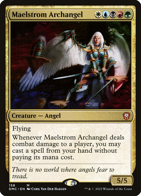 Maelstrom Archangel - Dominaria United Commander (DMC) #158