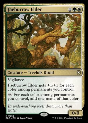 Faeburrow Elder - Bloomburrow Commander (BLC) #252