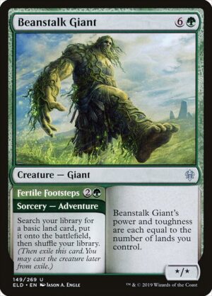 Beanstalk Giant // Fertile Footsteps - Throne of Eldraine (ELD) #149