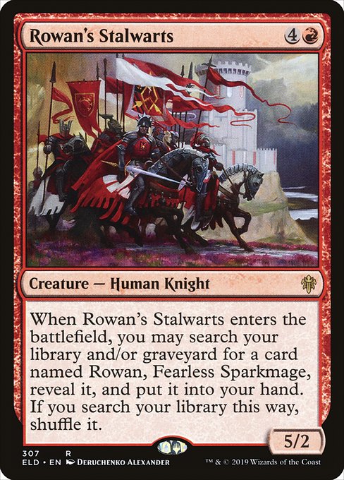 Rowan's Stalwarts - Throne of Eldraine (ELD) #307
