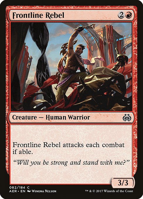 Image: Frontline Rebel - Aether Revolt (AER) #82
