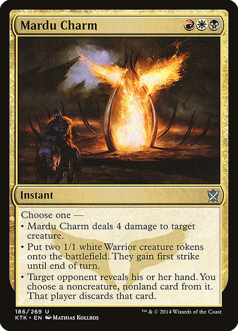 Mardu Charm - Khans of Tarkir (KTK) #186 (Foil)