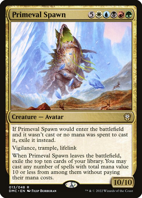 Primeval Spawn - Dominaria United Commander (DMC) #13