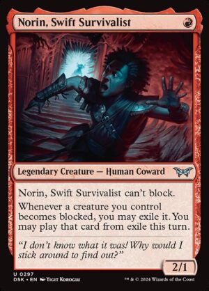 Norin, Swift Survivalist - Duskmourn: House of Horror (DSK) #297 (Foil)