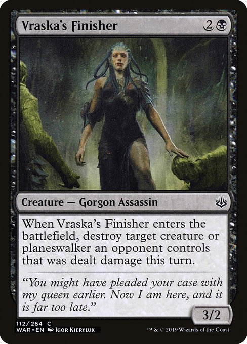 Vraska's Finisher - War of the Spark (WAR) #112