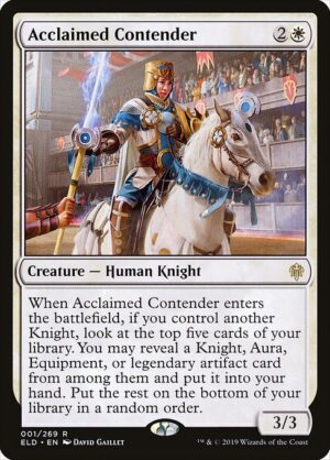 Acclaimed Contender - Throne of Eldraine (ELD) #1