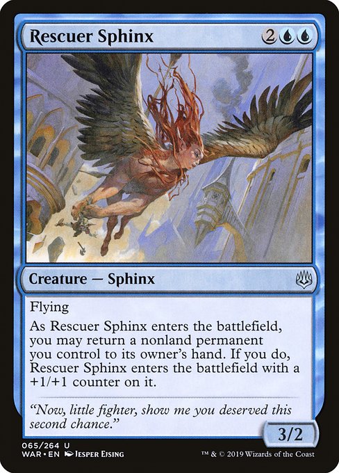 Rescuer Sphinx - War of the Spark (WAR) #65
