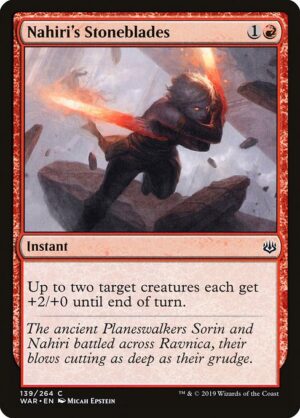 Nahiri's Stoneblades - War of the Spark (WAR) #139 (Foil)