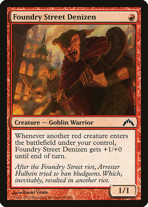 Foundry Street Denizen - Gatecrash (GTC) #92