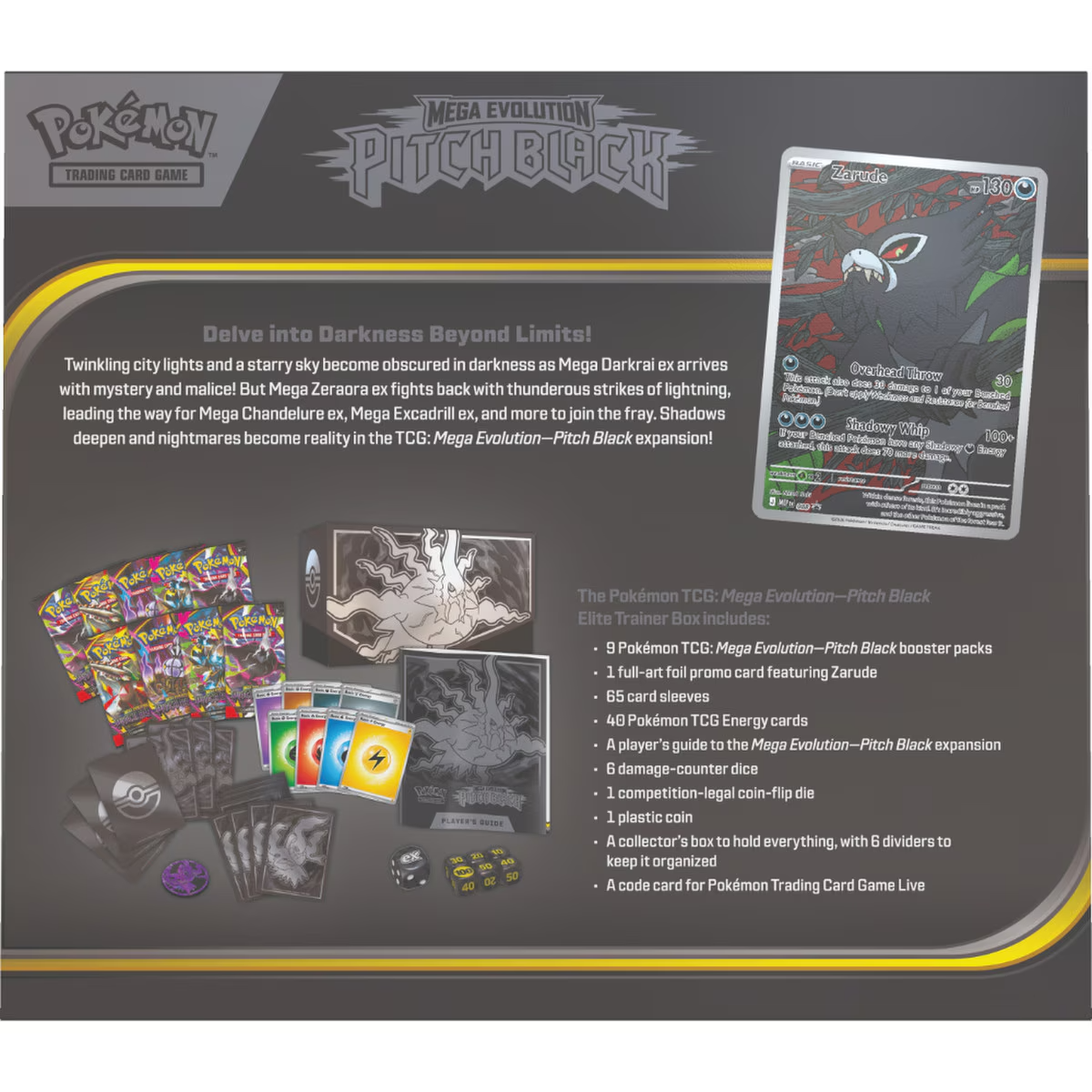 Pokémon: Mega Evolution—Pitch Black: Elite Trainer Box - Image 2