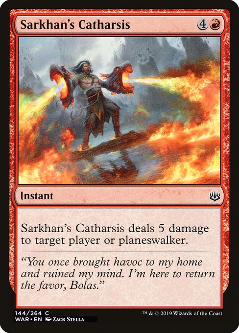 Sarkhan's Catharsis - War of the Spark (WAR) #144