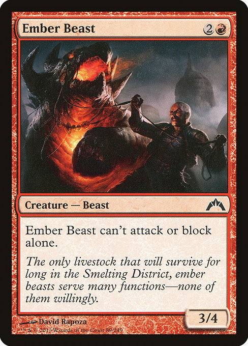 Ember Beast - Gatecrash (GTC) #89