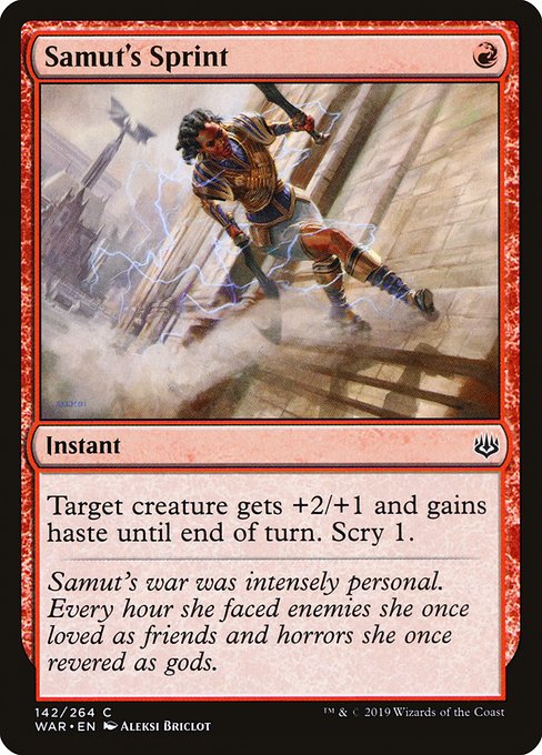 Samut's Sprint - War of the Spark (WAR) #142
